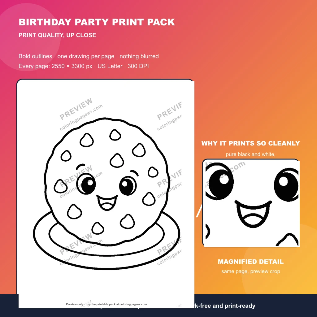 Birthday Party Print Pack sample pages 5