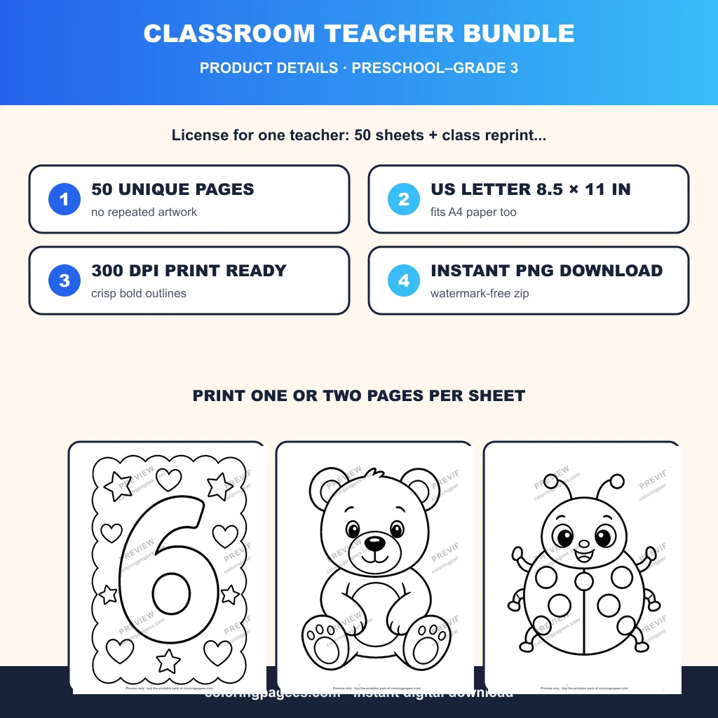 Classroom Teacher Bundle sample pages 4