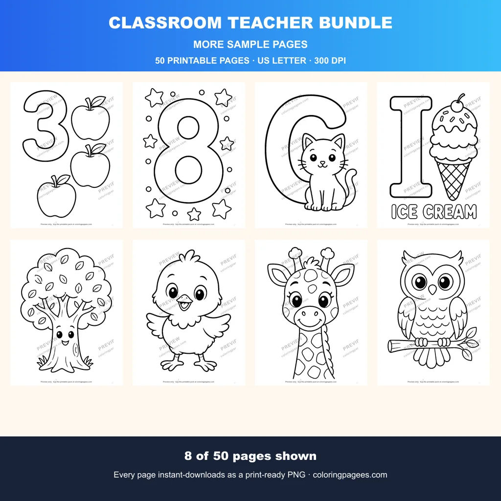 Classroom Teacher Bundle sample pages 2