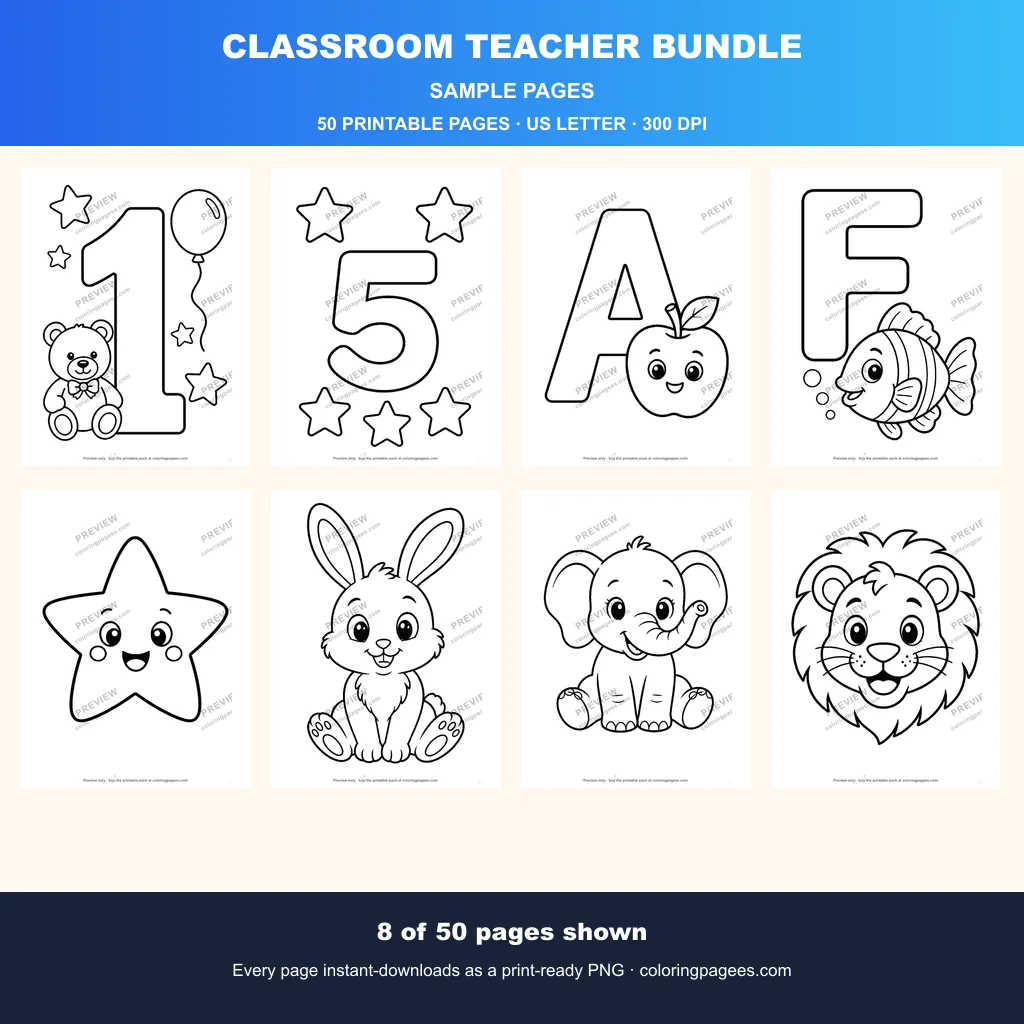 Classroom Teacher Bundle sample pages 1