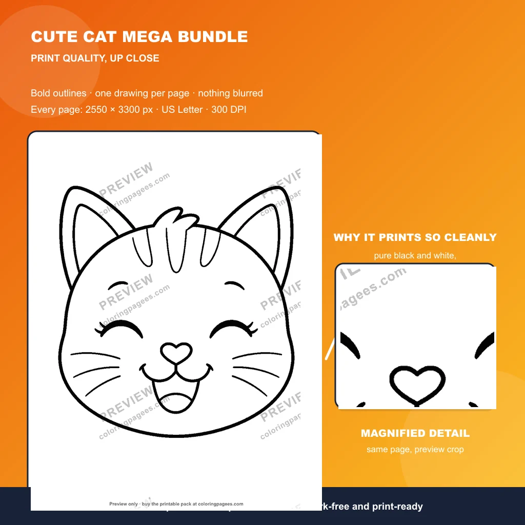 Cute Cat Mega Bundle sample pages 5